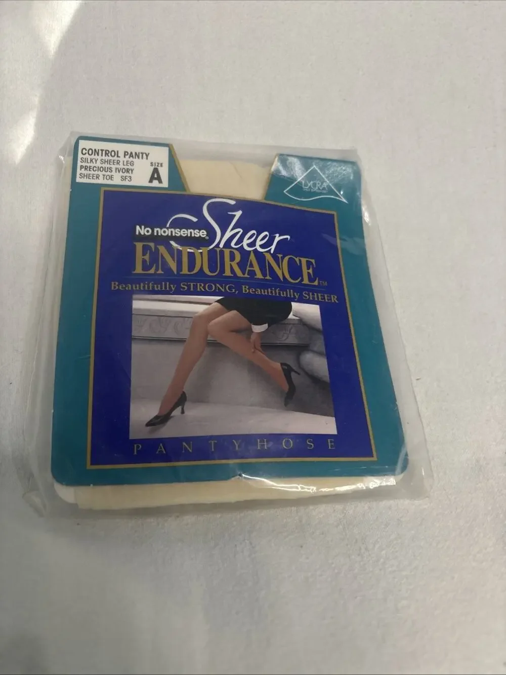 Vintage No Nonsense Sheer Endurance Control Precious Ivory Sheer Toe